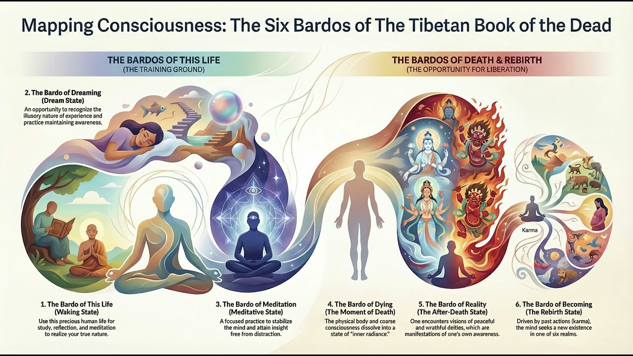 Podcast Ep #02 - Mapping Consciousness : The Six Bardos of The Tibetan Book of the Dead