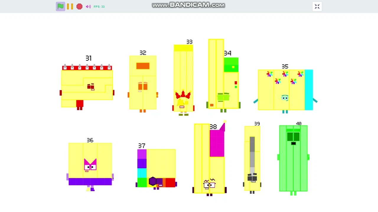 Numberblocks Band Retro 31-40