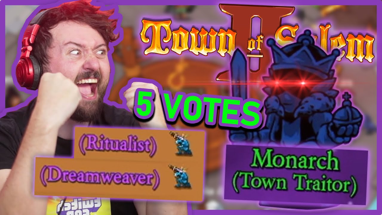 Monarch Town Traitor = THE MAD KING! | Town of Salem 2 w/ Friends