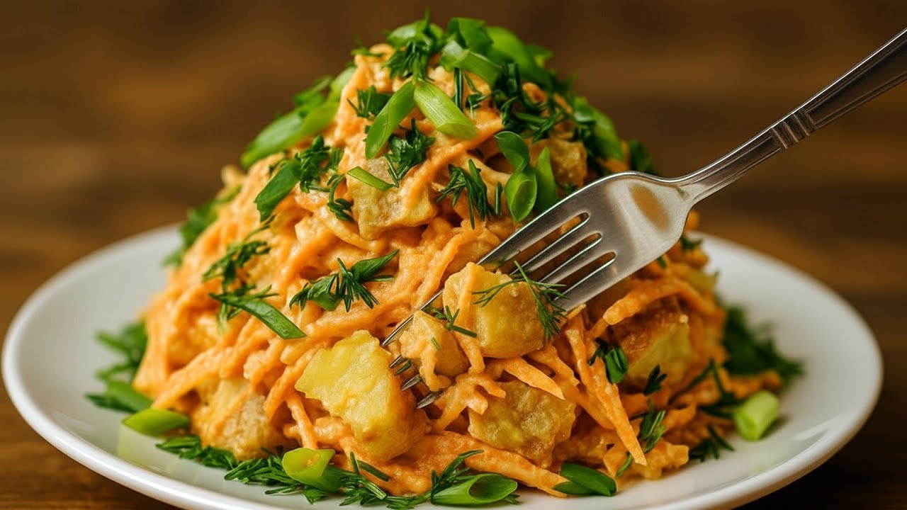 Omas wärmender Kartoffel-Gemüsesalat – gesund, rustikal und perfekt für kalte Tage!