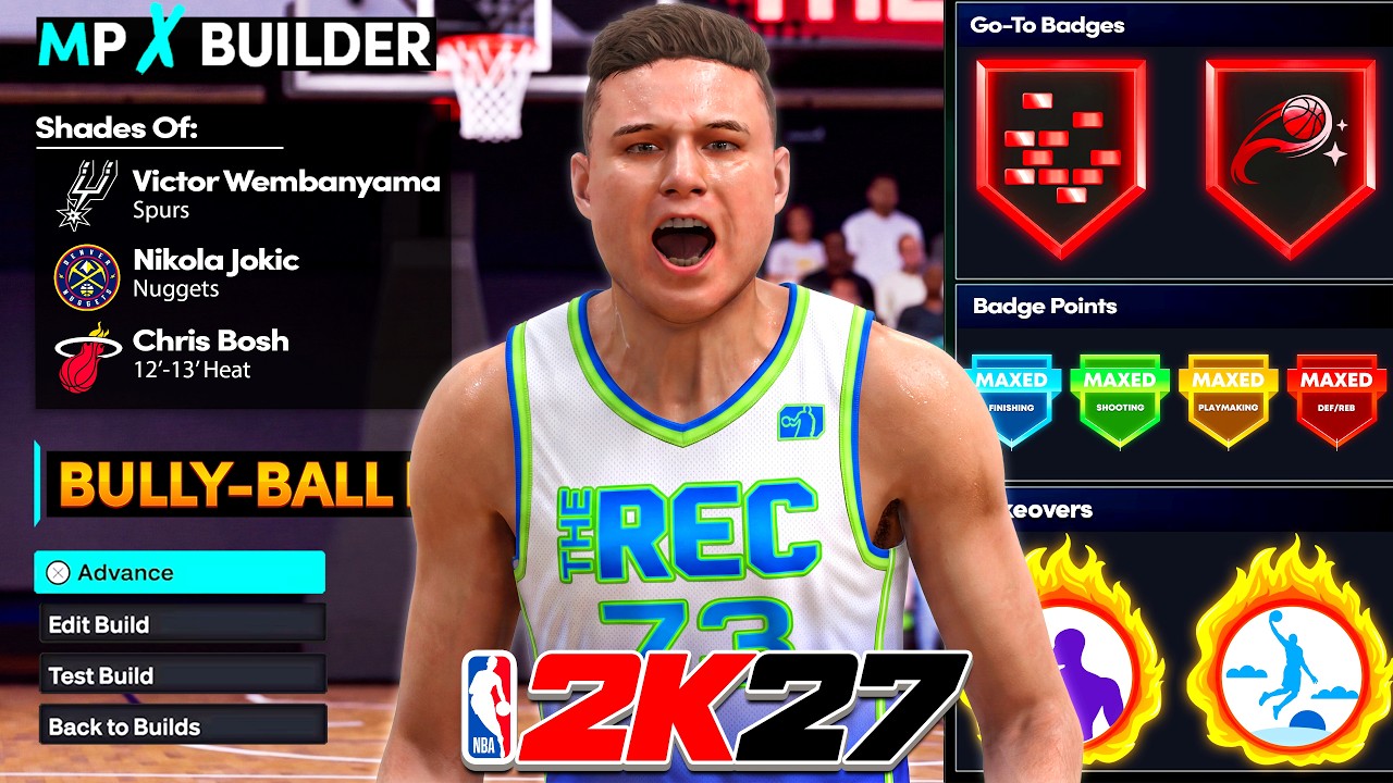 Вот ЛУЧШИЕ билды центровых для NBA 2K27!