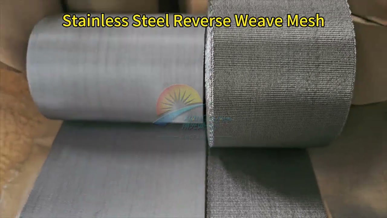#316stainlesssteel #Stainless Steel Reverse Weave Mesh