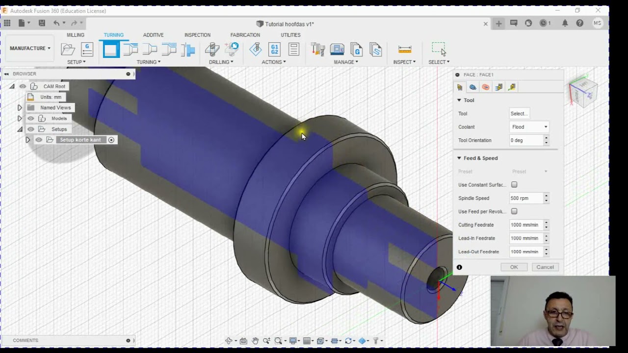 Fusion360 CAM tutorial multiple setup. 2/10