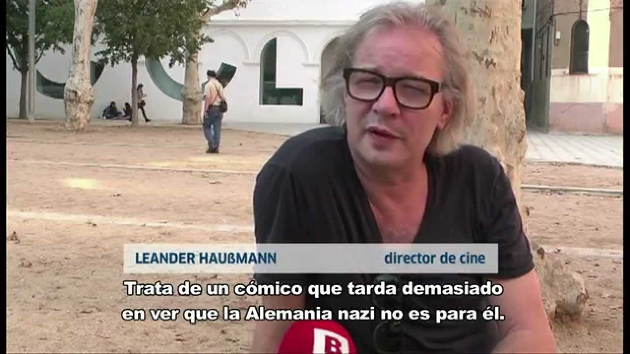Leander Hau&szlig;mann bei den deutschen Filmtagen in Barcelona / Leander Hau&szlig;mann en Barcelona
