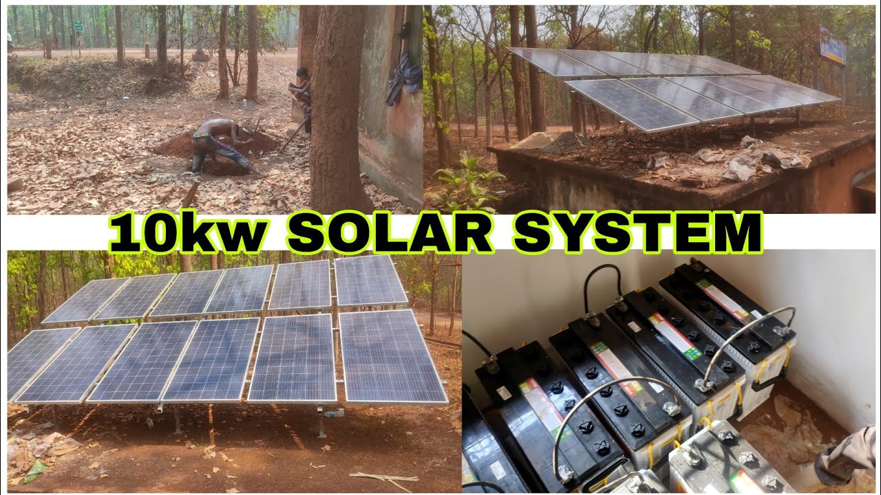 10kw solar system | 10kw off grid solar system INSTALLATION