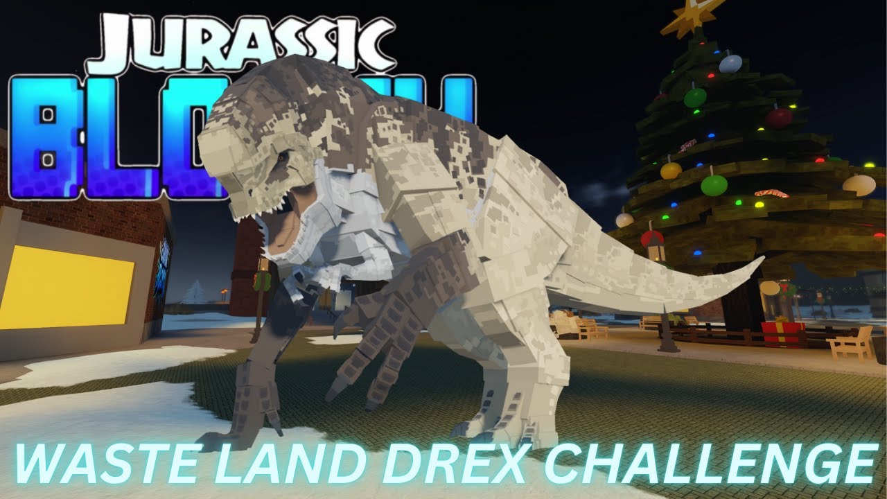 Испытание Wasteland Drex в Jurassic Blocky