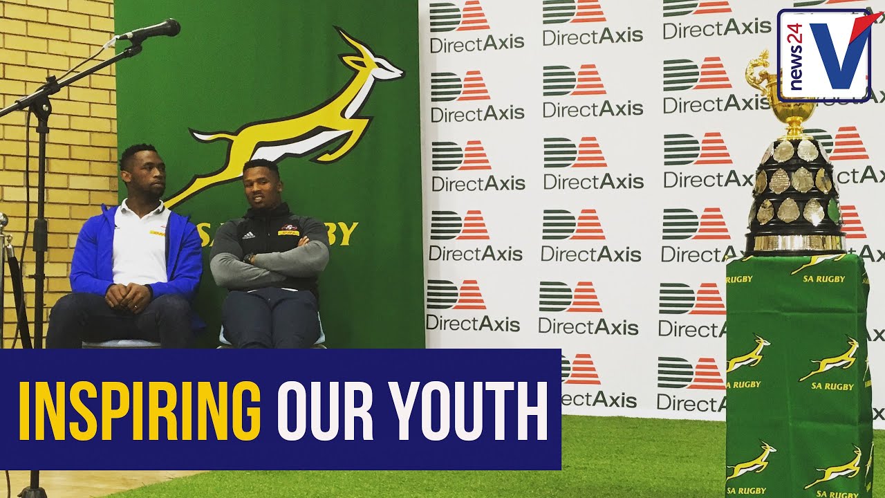 Notshe, Kolisi take scholarship programme to Steenberg High