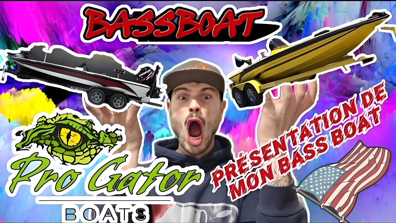 Présentation de mon bass boat américain ! PROGATOR 170V ( bass boat de pêche) 100/100 USA