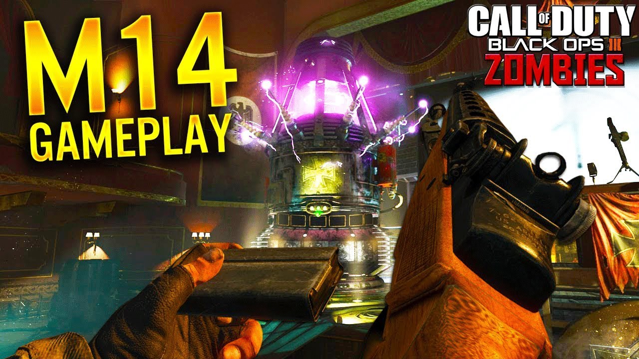 NEW M14 ADDED TO Black Ops 3 Zombies! - GAMEPLAY  (Call of Duty: Black Ops 3 Zombies DLC Weapons)