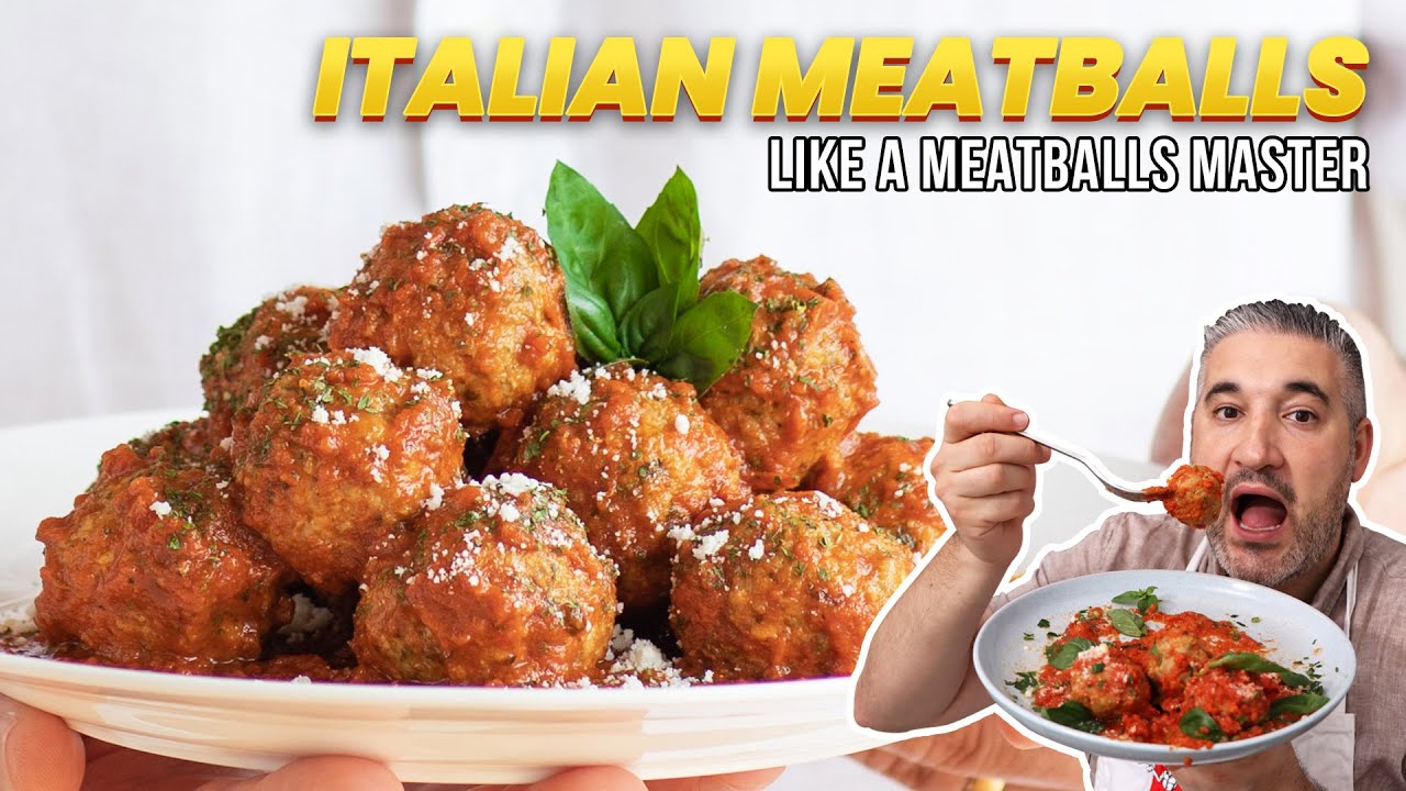 How to Make ITALIAN MEATBALLS Like an Italian