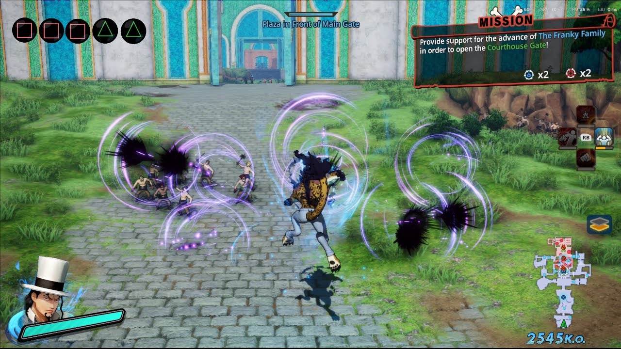 ONE PIECE Pirate Warriors 4 Rob Luccy Compelite Moveset