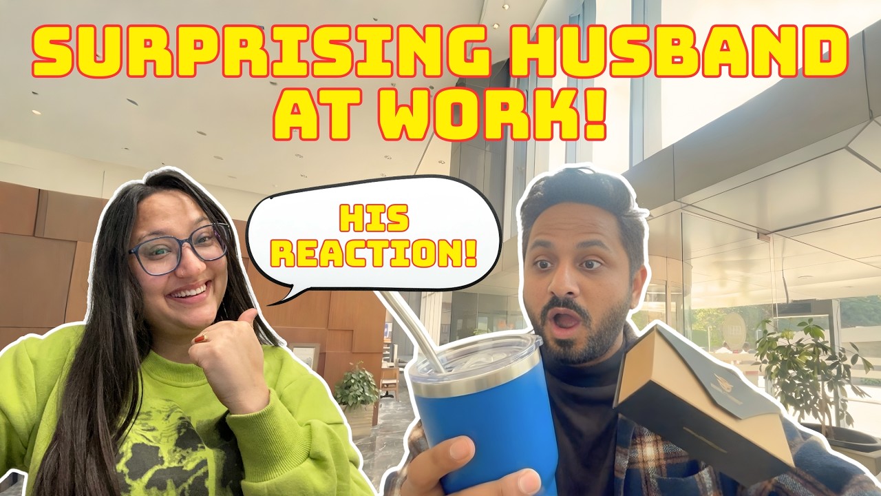 I Sent Surprise Gifts to My Husband’s Office 😱 | His Reaction Was Priceless!