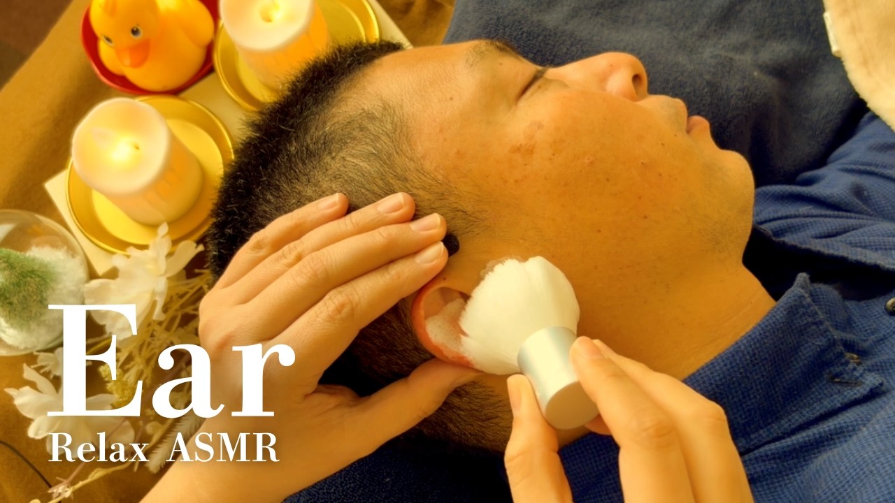 You Can Actually Feel This… Deep Ear Cleaning ASMR｜ 泡 & 綿棒でじっくり耳ケア