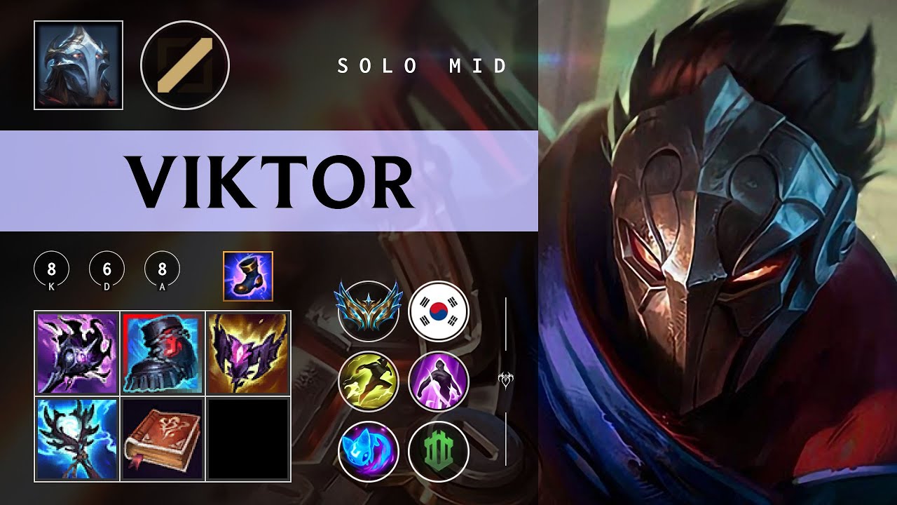 Viktor Mid vs Syndra - KR Challenger Patch 26.01