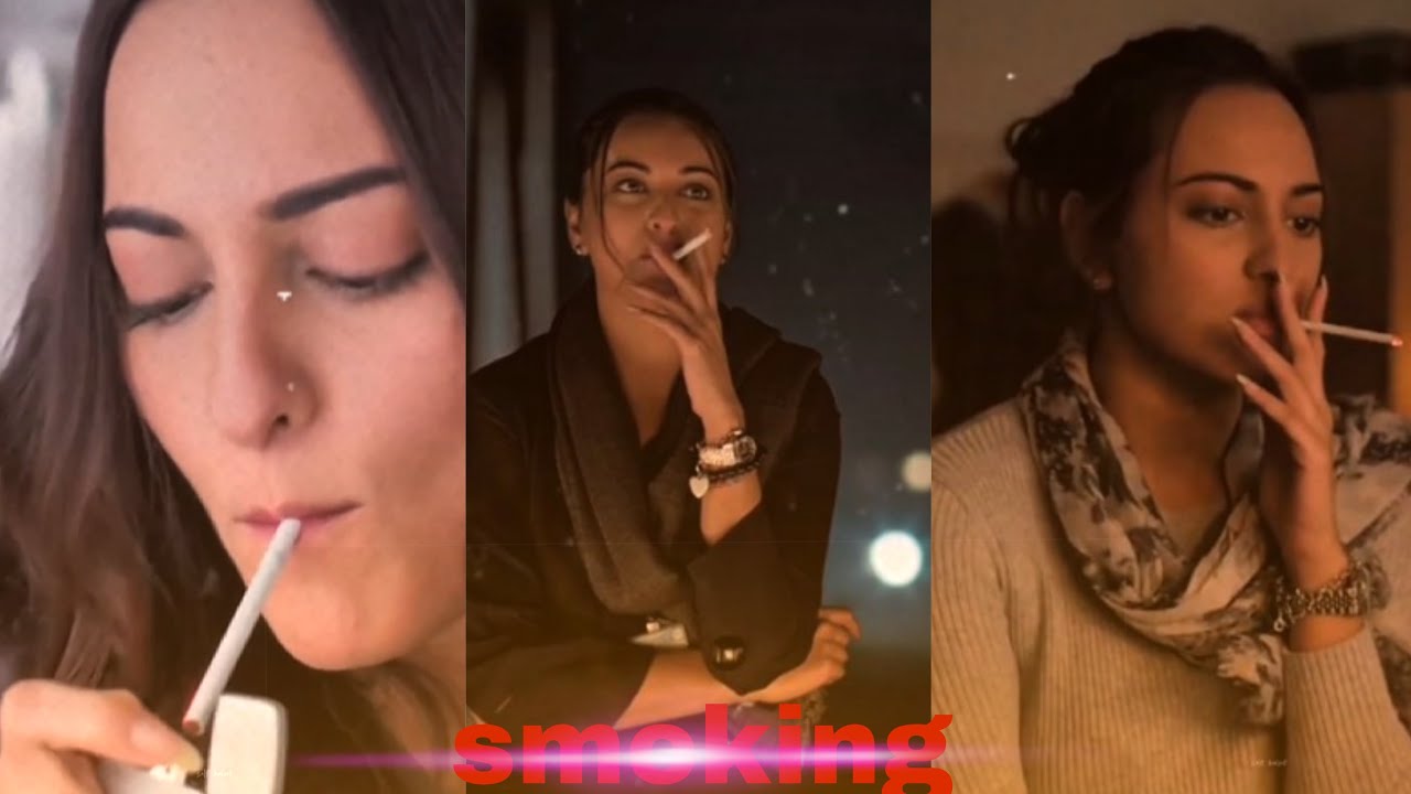 🚬 Sonakshi Sinha Smoking Reels | Smoking Cigarette Status Bollywood Actress Whatsapp Status 🚬