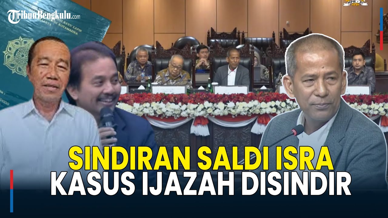 Hakim Saldi Isra Bandingkan Demokrasi AS dan Indonesia, Soroti Roy Suryo, Projo, dan Ijazah Jokowi