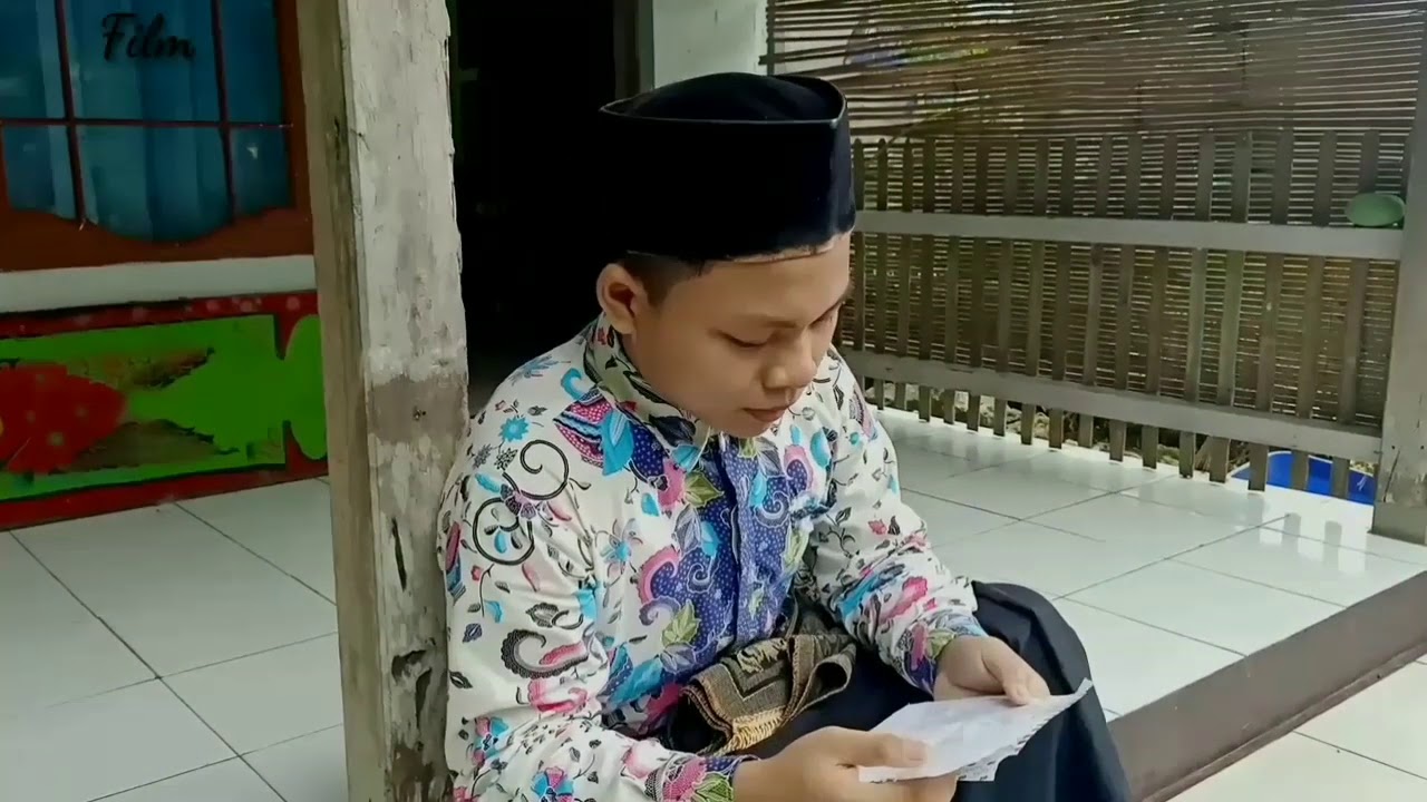 Surat dari ibu ,untuk anak yang di pondok pesantren 