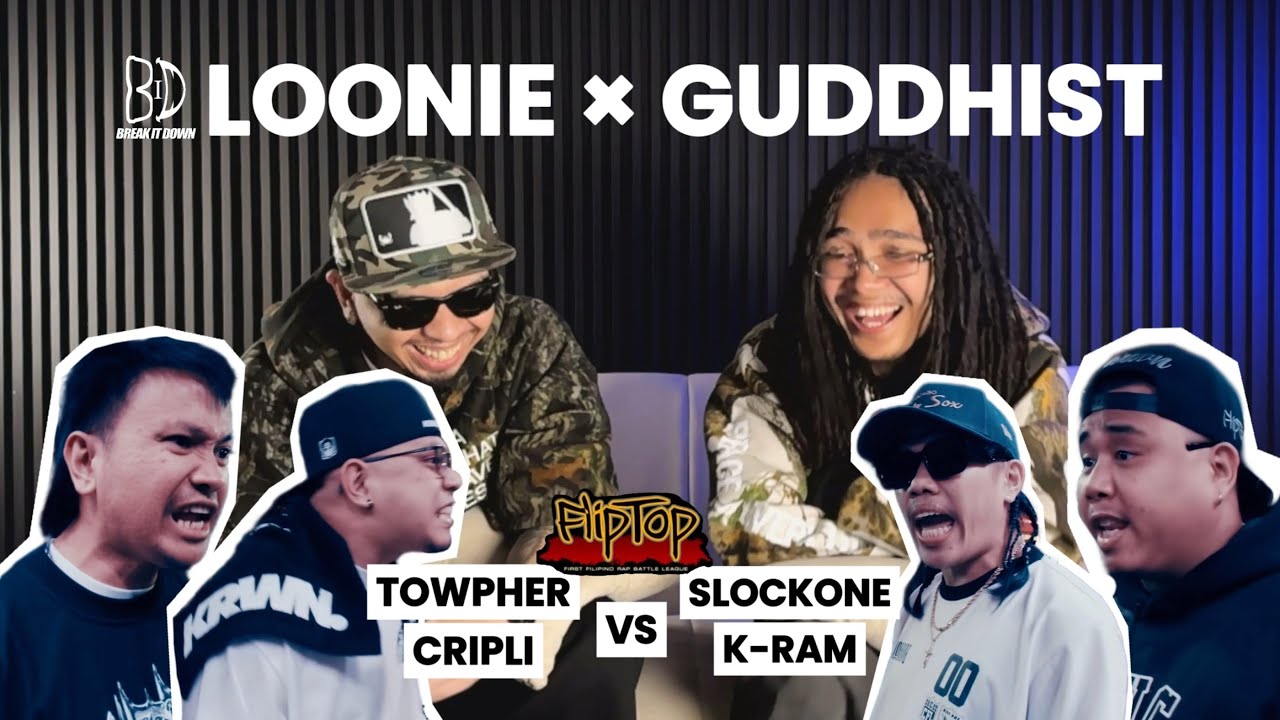 LOONIE × GUDDHIST | BREAK IT DOWN: Rap Battle Review E335 | TOWPHER & CRIPLI vs SLOCKONE & K-RAM