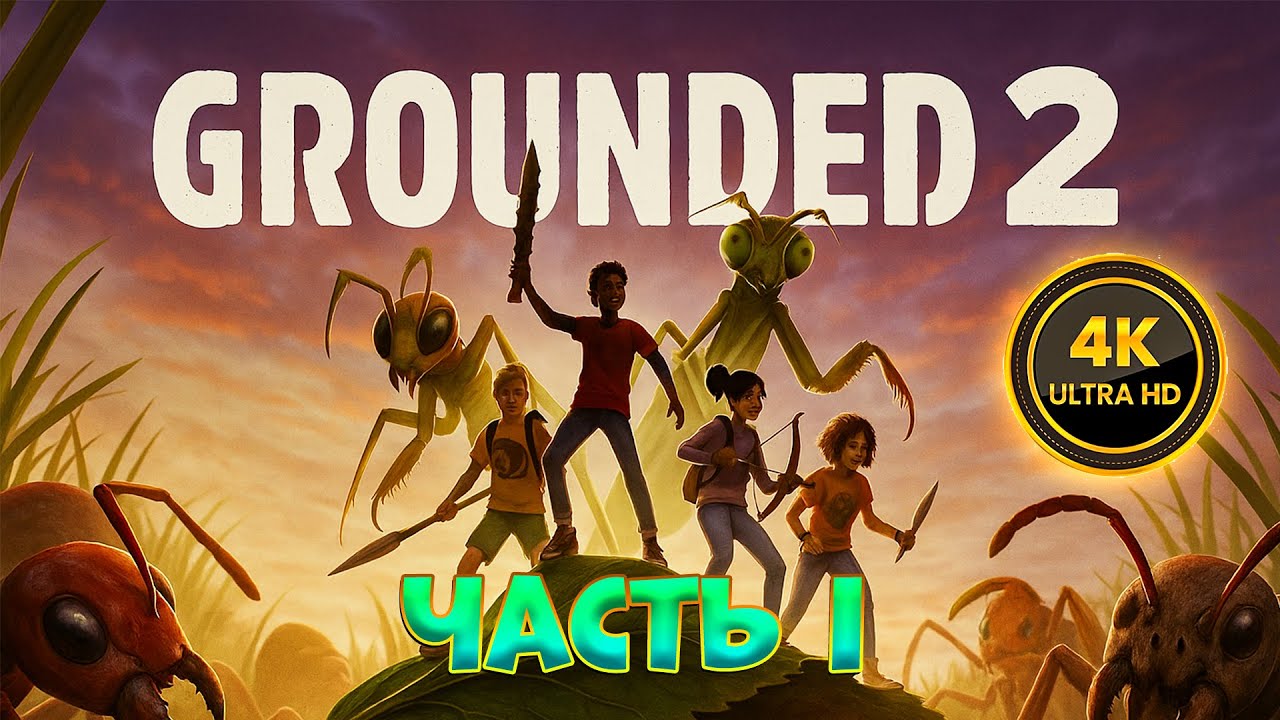 GROUNDED 2 - 4К На Ультра Графике | Первые 40м - ГРАУНДЕД 2
