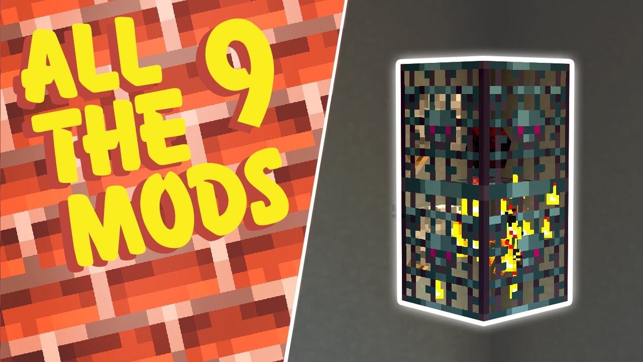 All The Mods 9 Modded Minecraft EP12 Powerfull Blaze and Obsidian Farm with Apotheosis