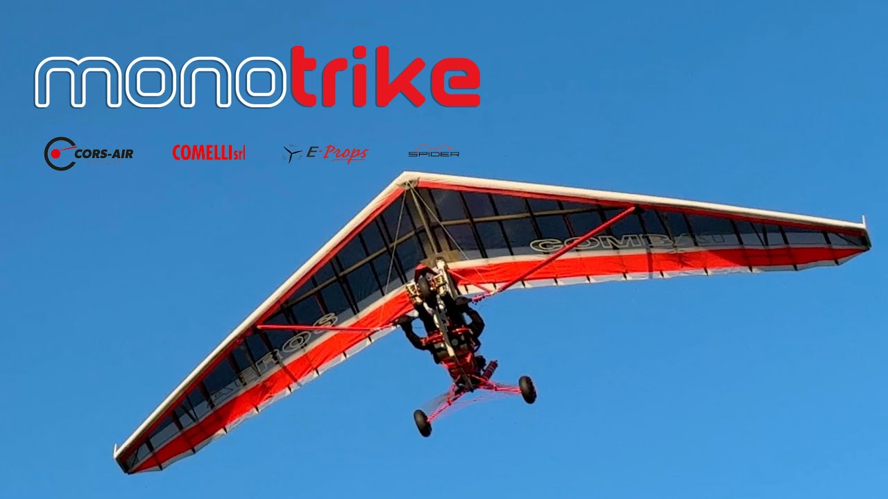 monotrike Red & Black,  Combat assembly and first flight.