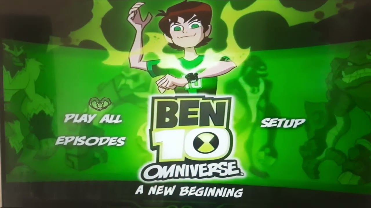 Menu DVD Ben 10 Omniverse 1ªTemporada Volume 3