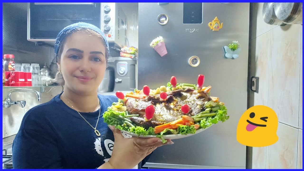 ضلعة محمرة 🥩 على حقها وطريقها في الفرن 👍 كتجي فتيةومتشبعوش منها 😋😋😋