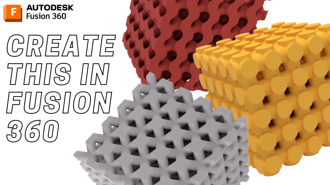 Volumetric Lattice | Fusion 360 Tutorial