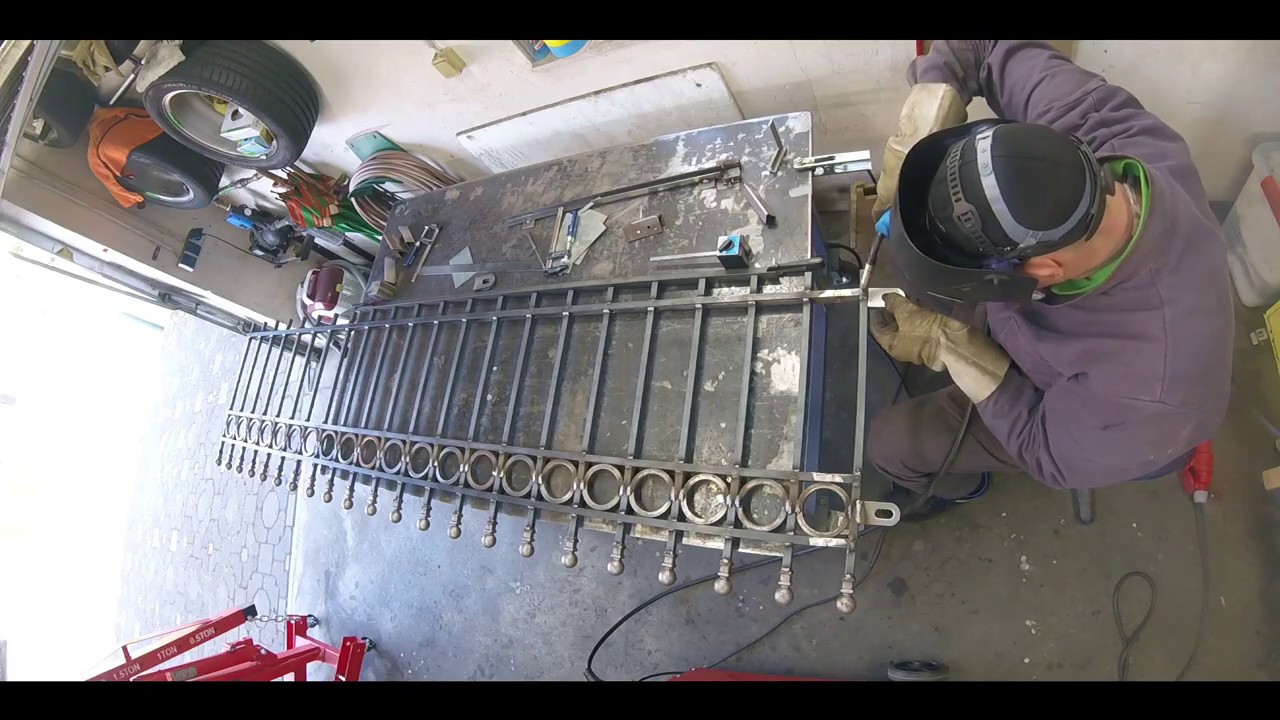 Metallzaun selber bauen DIY