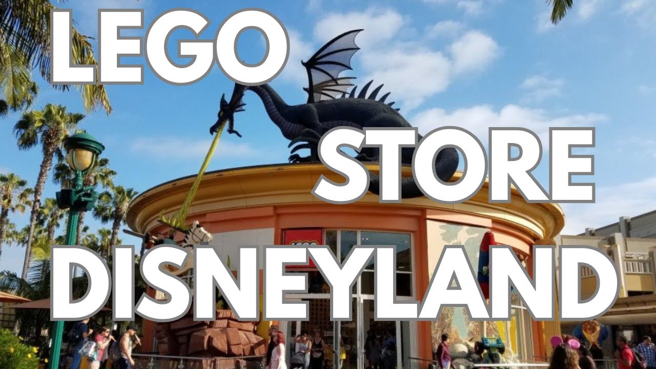 Inside the LEGO Store at Disneyland