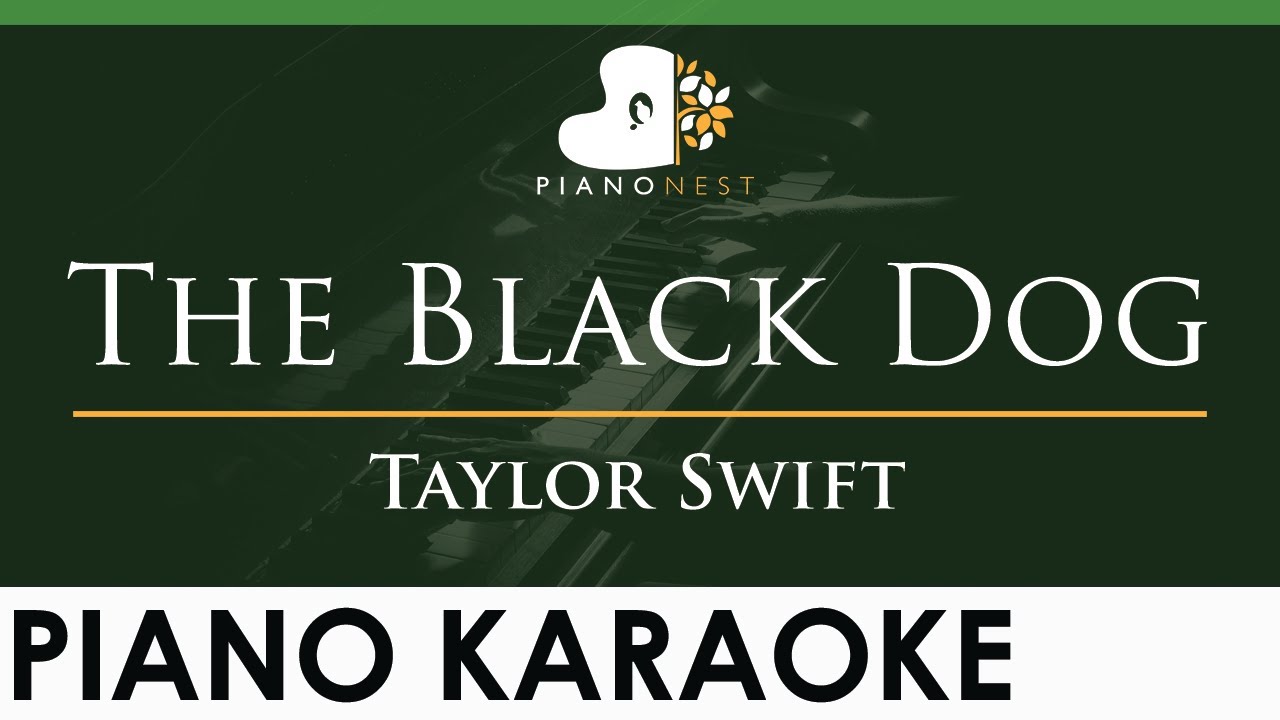 Taylor Swift - The Black Dog - LOWER Key (Piano Karaoke Instrumental)