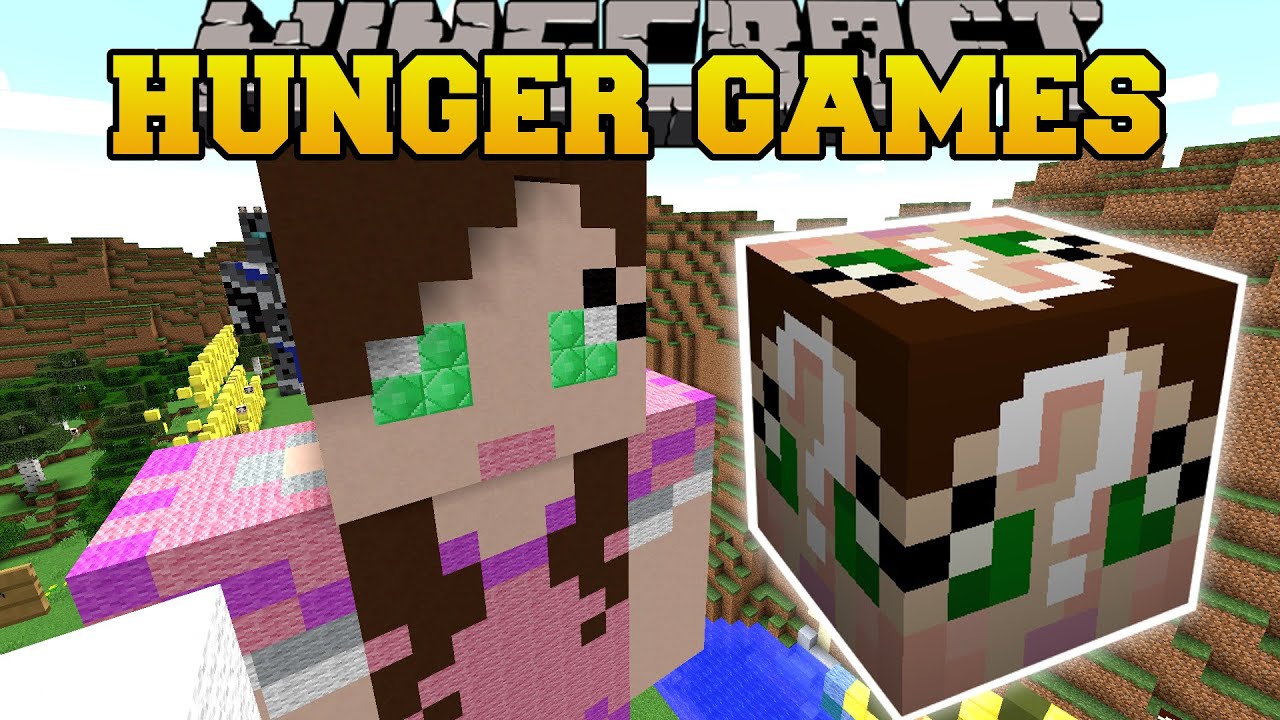Minecraft: GAMINGWITHJEN HUNGER GAMES - Lucky Block Mod - Modded Mini-Game