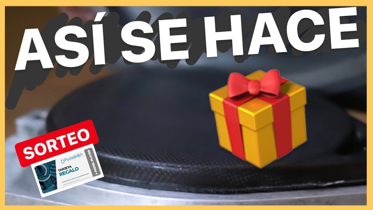 🎁 CÓMO se FABRICA una PALA DE PADEL y SORTEO CURSO PADELMBA