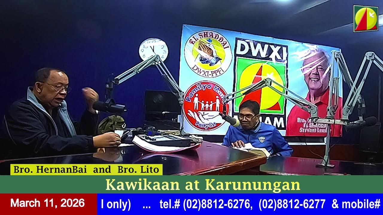 DWXI 1314 AM Live Streaming I Wednesday (March 11, 2026) #kawikaanatkarunungan