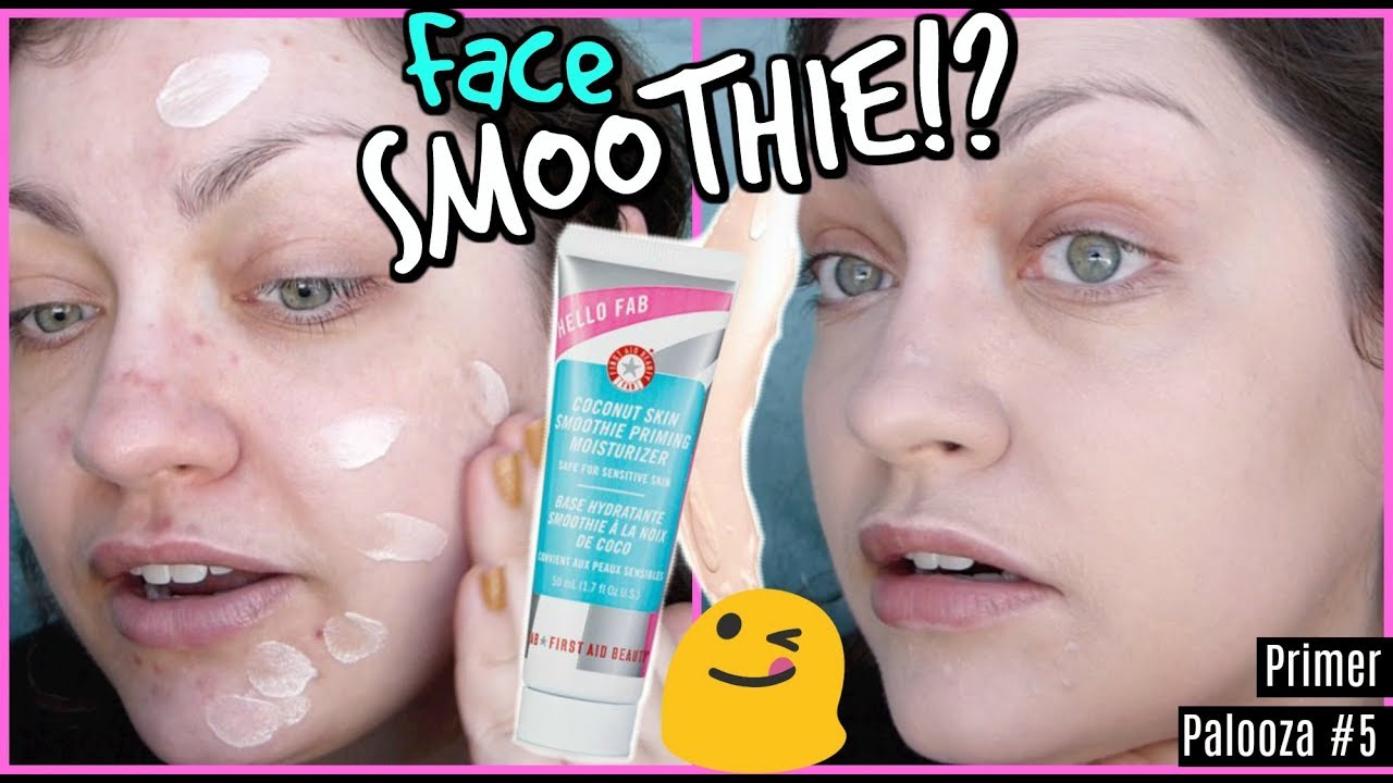 First Aid Beauty Hello FAB Coconut Skin Smoothie Priming Moisturizer | PRIMER PALOOZA (DAY 5)