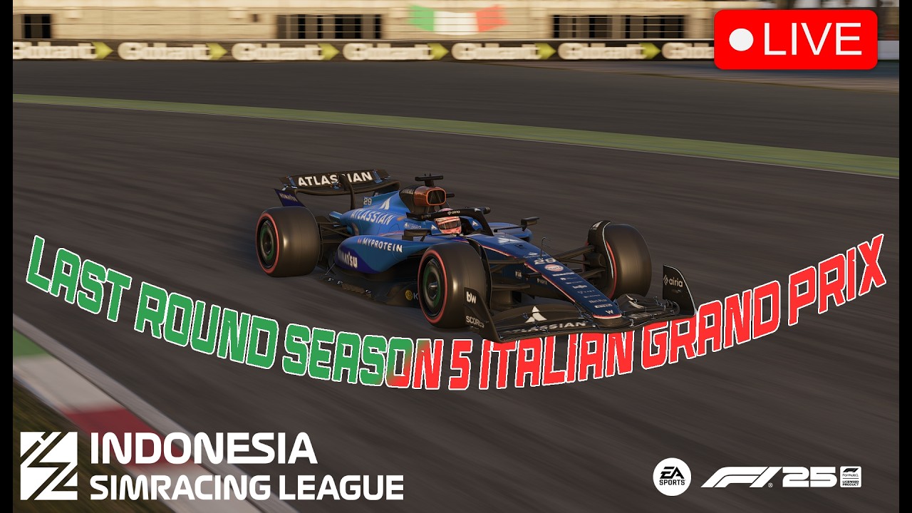 INDONESIA SIMRACING LEAGUE MONZA GP LAST ROUND SEASON 5