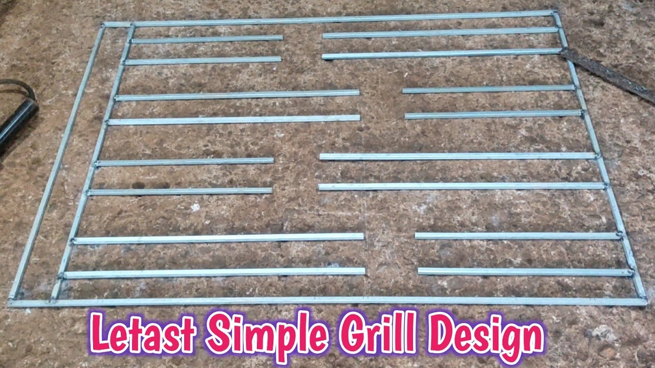 Letest Simple Grill Design !! Grill Design Making For Balcony !! Simple Grill Design !!&nbsp;
