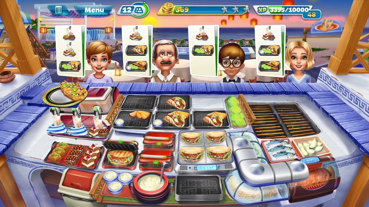 Cooking Fever-Sirtaki taverna Level 1-25