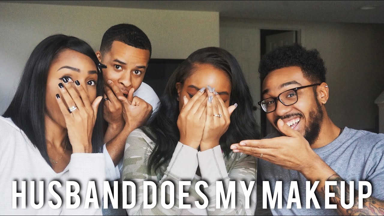 Husband Does My Makeup Tag! ▸ VICKYLOGAN