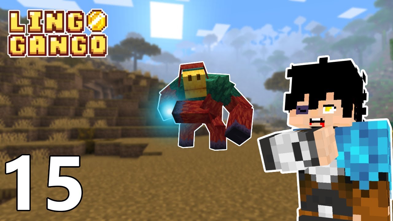 APANHANDO FEIO PRO GOKU PELUDO... - Minecraft Linggango #15 (1.20.1)