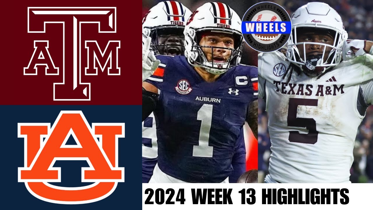 #15 Texas A&M vs Auburn (INCREDIBLE GAME!) | Full Game Highlights | 2024 College Football Highlights