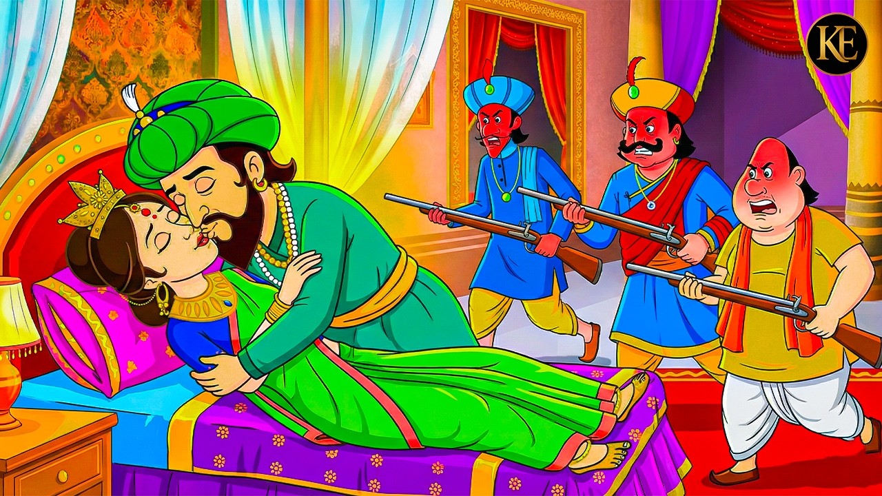 নবাব বিছানায় রাণীকে চুমু খেল। রাজা, মন্ত্রী এবং গোপাল দাদা নবাবকে শেষ করে দিলেন। | Gopal Bhar | Ep