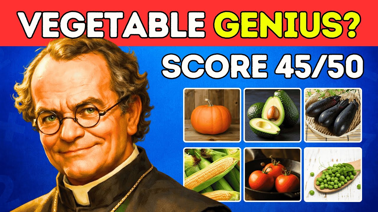 Guess the Vegetable Quiz 🥕 Easy → Medium → Hard 🥦 Only Geniuses Score 45 out of 50!