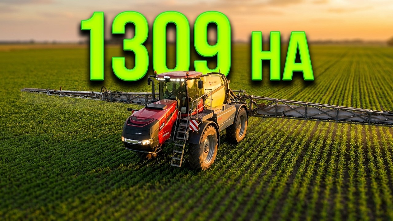 1309 hektarów 👉 najnowszy opryskiwacz Hardi 👉 Alpha Titanium i jesienna regulacja rzepaku