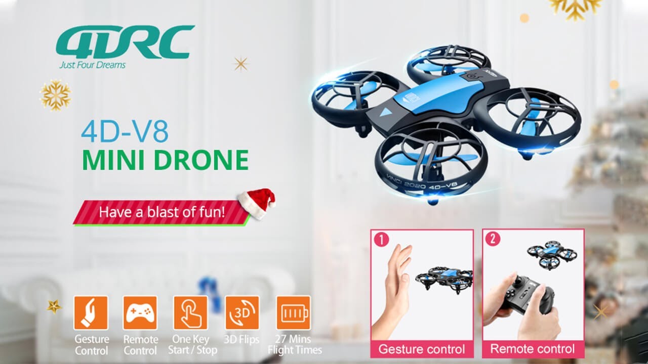 4DRC V8 Mini Drone Children's Fun Unlimited.