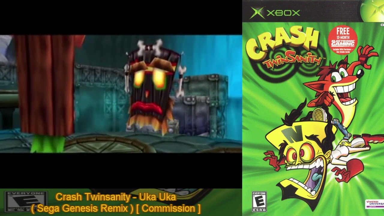 Crash Twinsanity - Uka Uka ( Sega Genesis Remix ) [ Commission ]