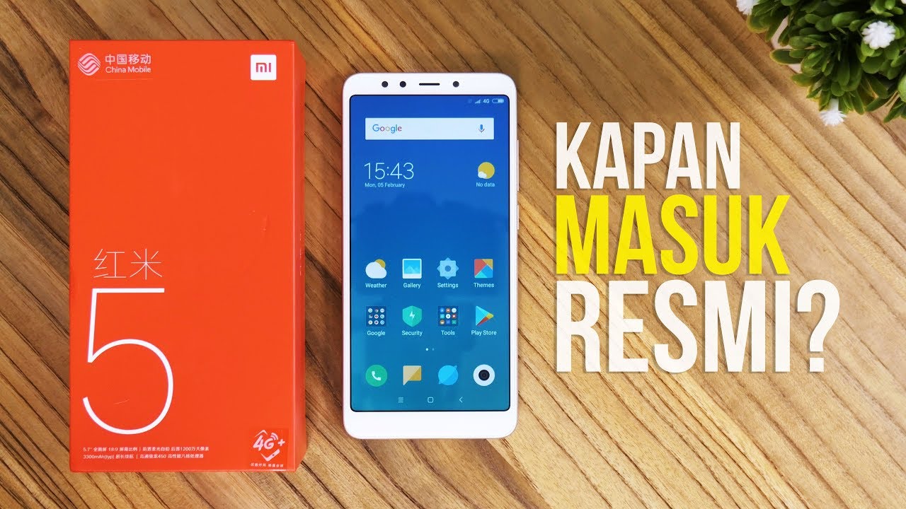 UNBOXING Xiaomi Redmi 5 Indonesia!