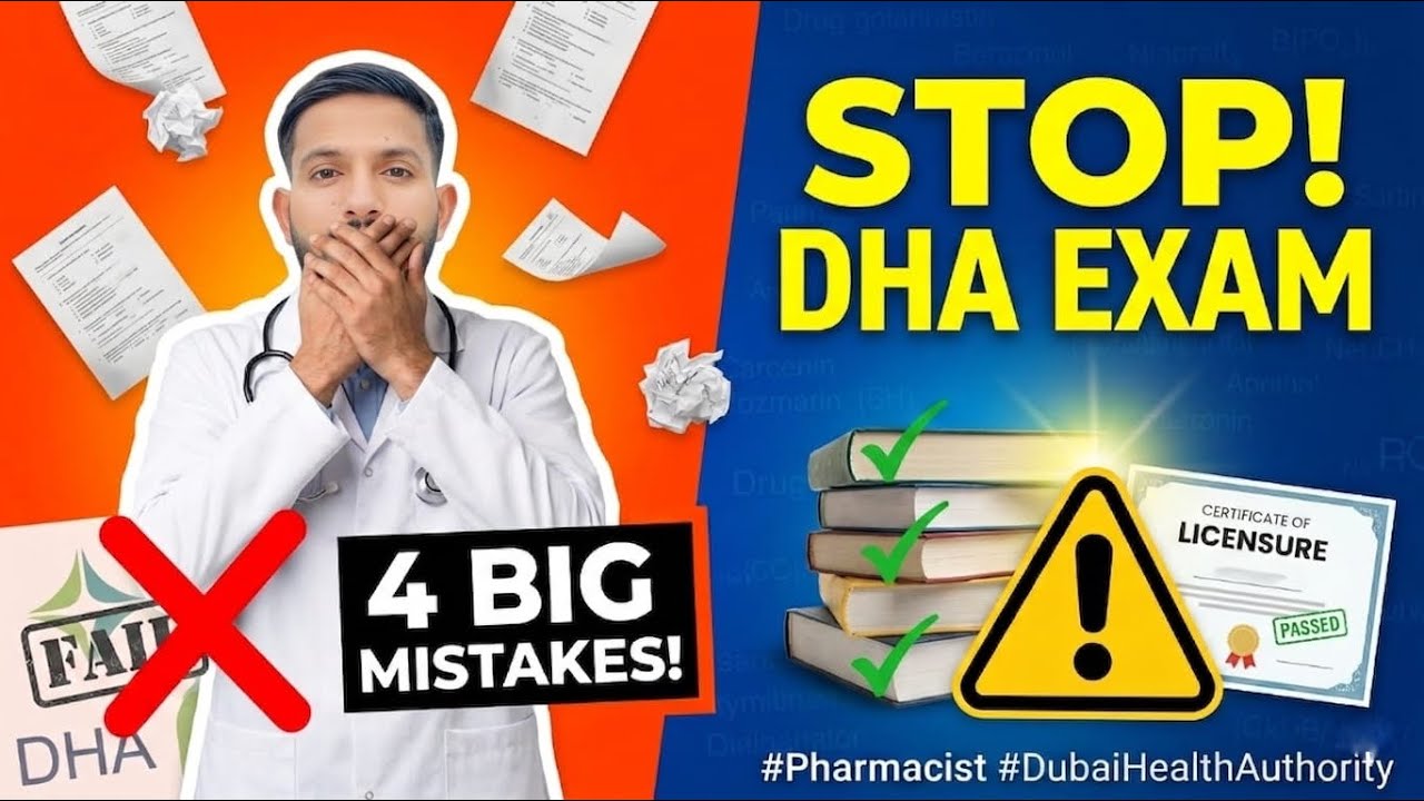 Before Giving DHA Exam Watch This! | Pharmacist Tips