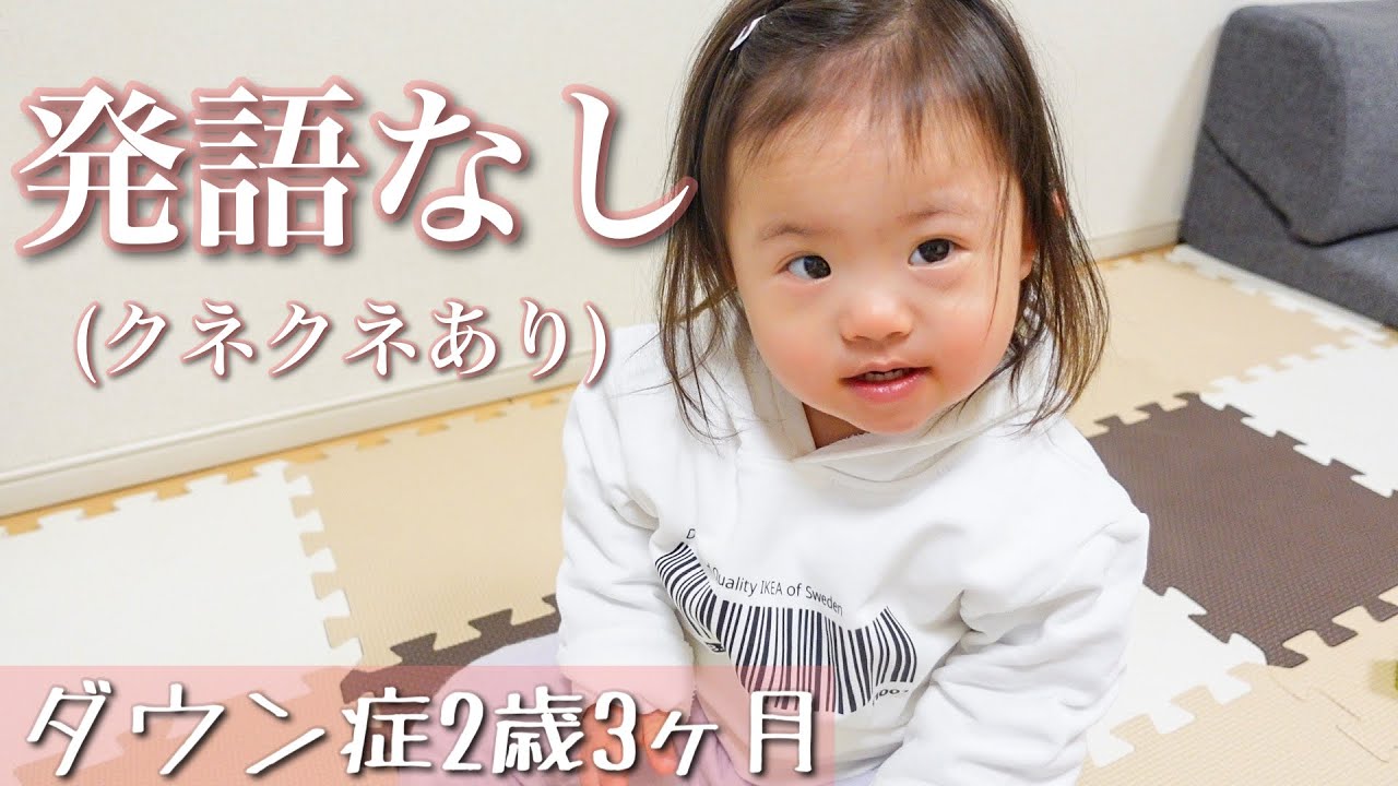 【ダウン症】発語がない娘の表現方法【2歳3ヶ月】