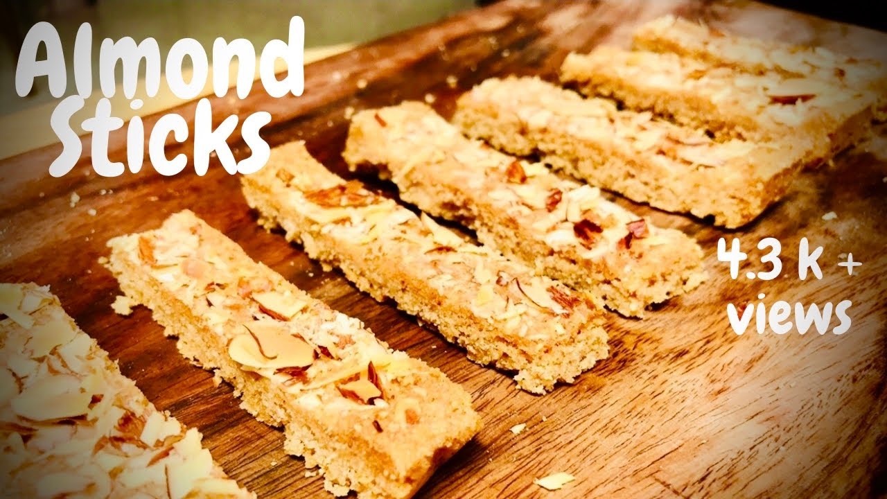Bisticks Recipe | BADAM STICKS Recipe /ALMOND STICKS Viju'eat in